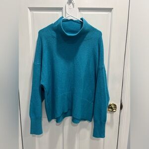 A NEW DAY Blue Long Sleeved Turtleneck Warm Sweater SIZE XL Pre Loved Worn Twice